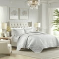 thumbnail image 1 of Croscill Classics Versailles 3 Piece Grey Quilt Set in Grey Queen, 1 of 6
