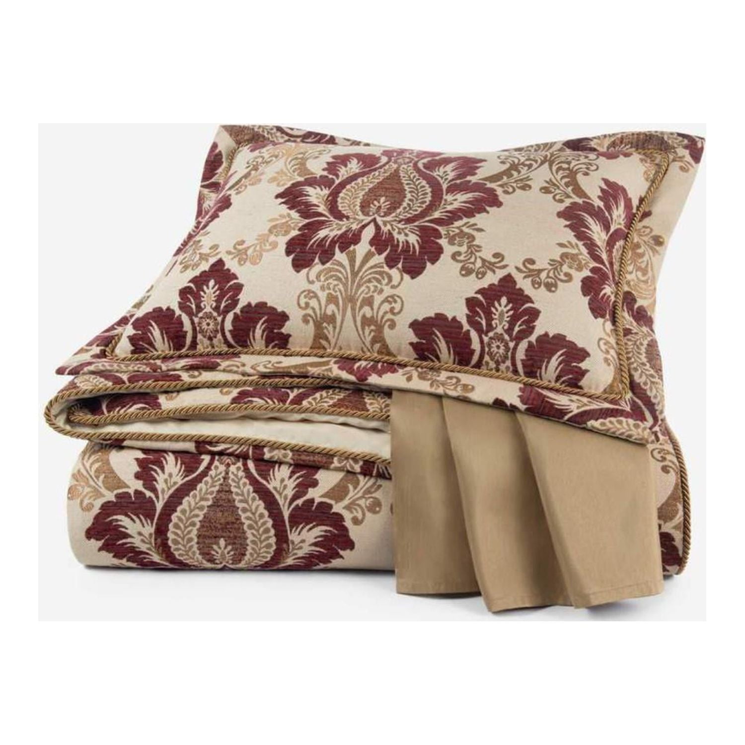 Croscill Esmeralda 4 Piece Comforter Set In Bordeaux Finish 2A0005O0