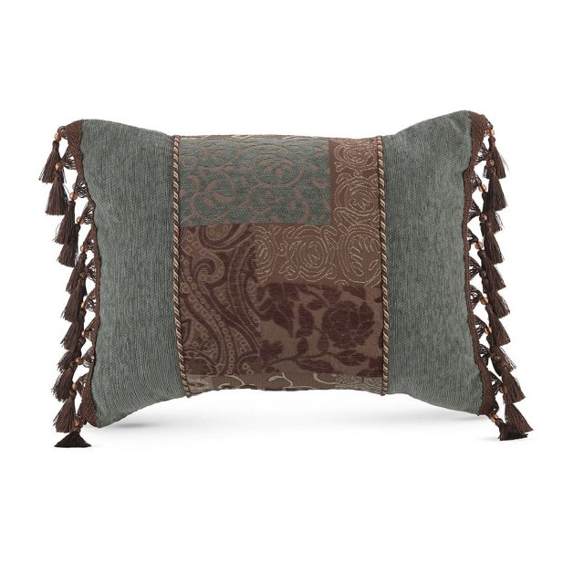 Croscill Galleria Brown Boudoir Pillow