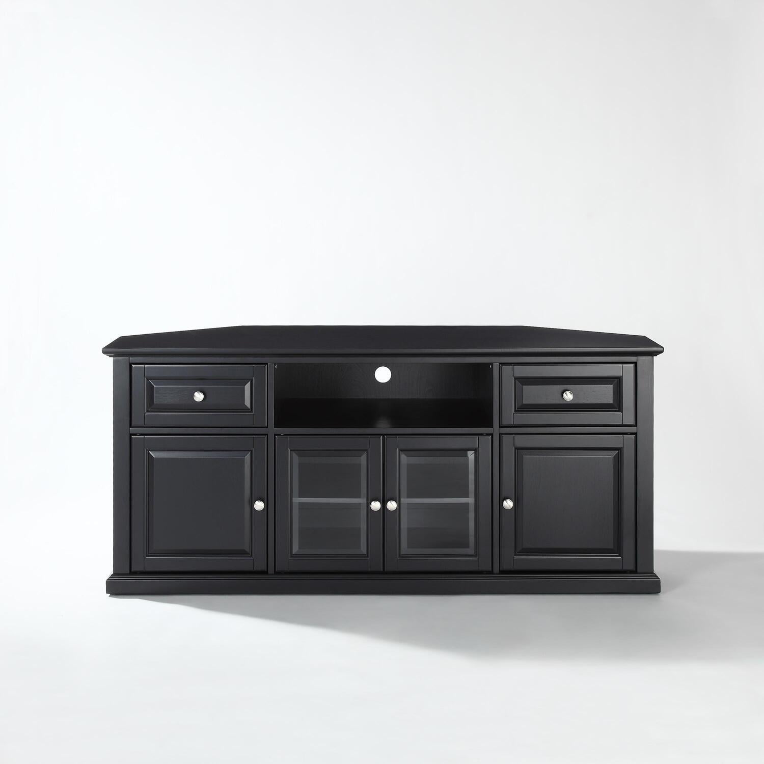 Crosley 60" Corner TV Stand In Black