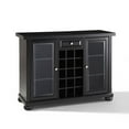 thumbnail image 1 of Crosley Alexandria Sliding Top Bar Cabinet in Black, 1 of 9