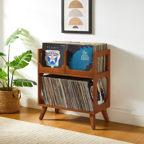 MFC GEAR FB-Stand3 アウトドアテーブ 935factory's Crosley Furniture Asheville Medium Record Storage Stand in Walnut