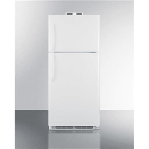 BKRF21W 30 Top Freezer Refrigerator with 20.4 cu. ft. Capacity Temperature Alarm Crisper Door Storage and Frost Free Operation in White"