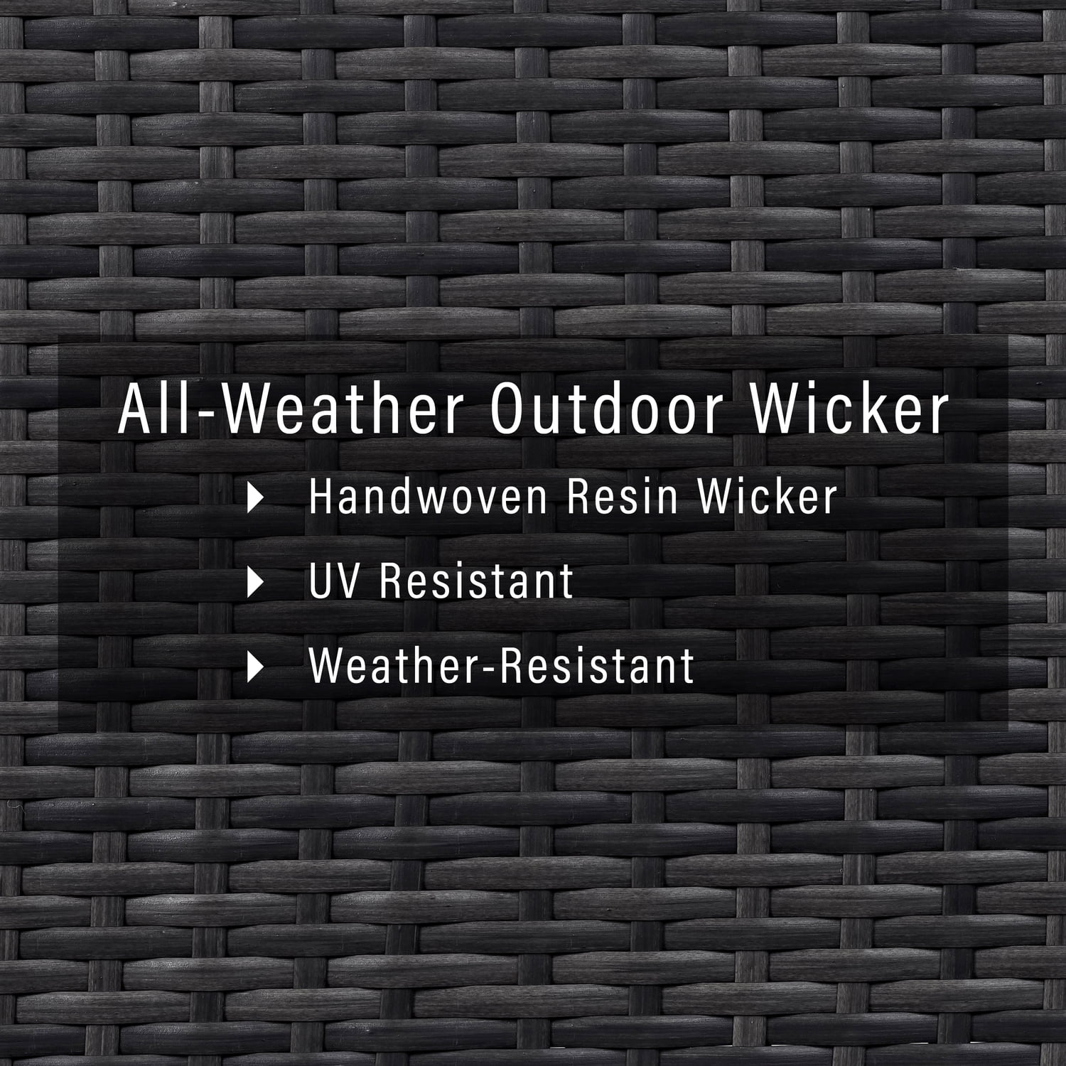Beaufort Mist and Brown 2-Piece Outdoor Wicker Chair Set