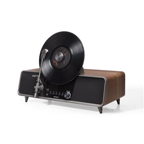 Crosley Beck Fully Automatic Vertical Record Player with Speakers and Wireless Bluetooth- Audio Turntables