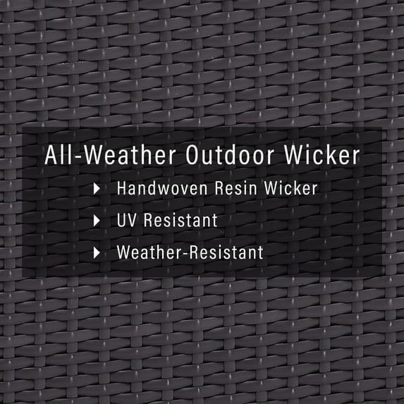 Crosley Biscayne Patio Chaise Lounge in Brown and Mocha