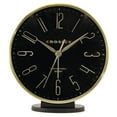 thumbnail image 1 of Crosley 5 in. Black Alarm Clock Analog Battery Operated, 1 of 5