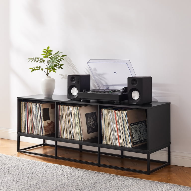 Crosley Furniture Enzo Large Modern Industrial Metal Wood Home