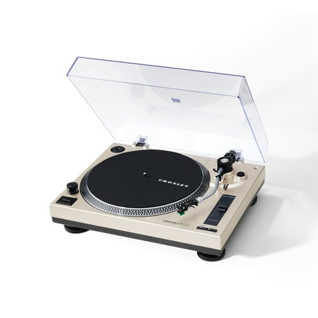 Crosley C100BT Bluetooth Vinyl Record Player, 2-Speed Belt-Drive Turntable, Audio-Technica Needle