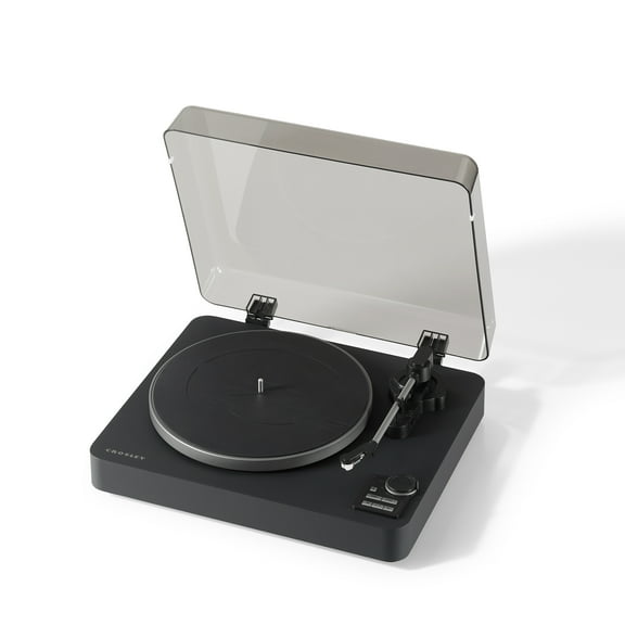Crosley C300 Fully Automatic Turntable, 2-Speed Bluetooth Vinyl Record Player, Audio-Technica