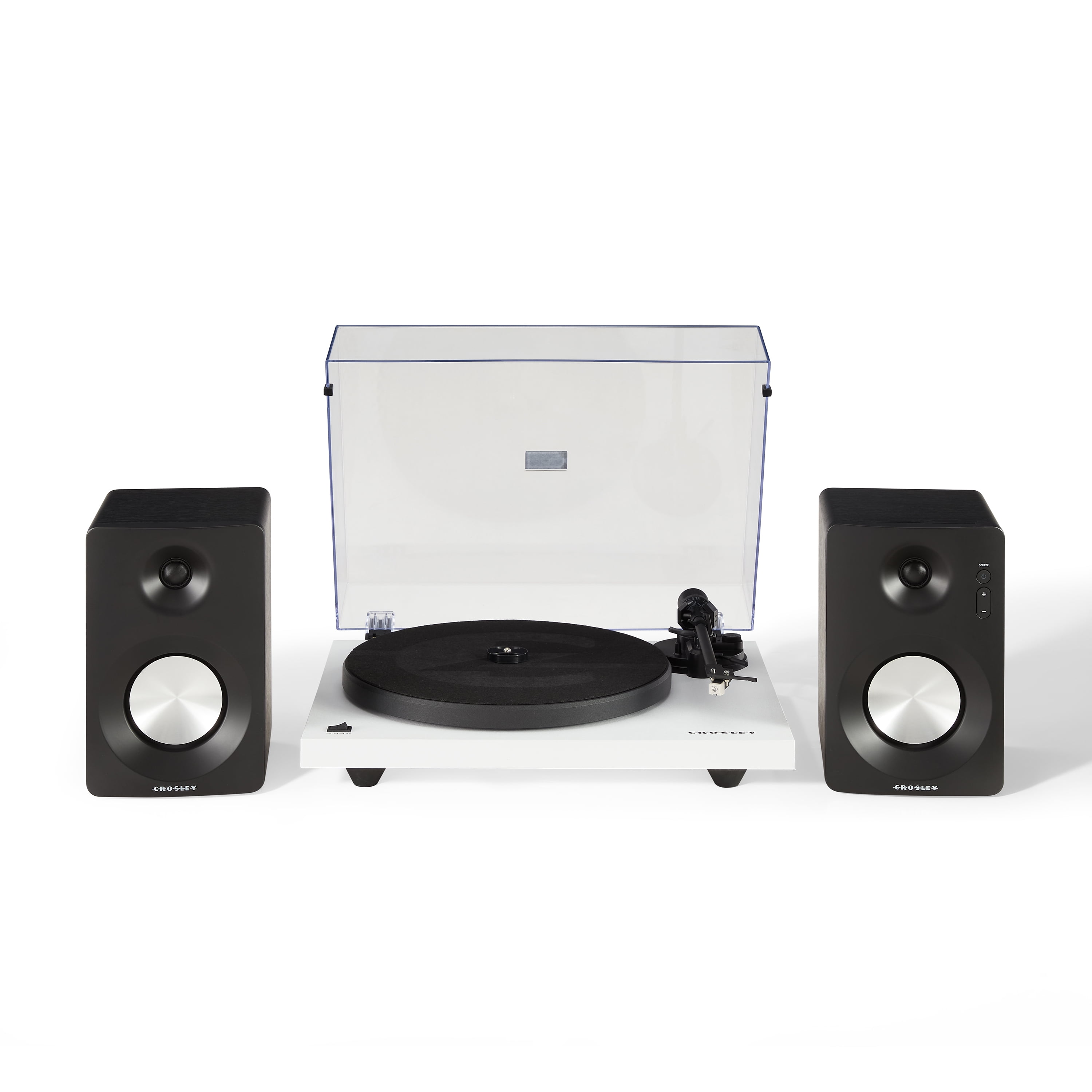 Crosley C6 Vinyl Record Player with Speakers and Wireless Bluetooth - Audio Turntables