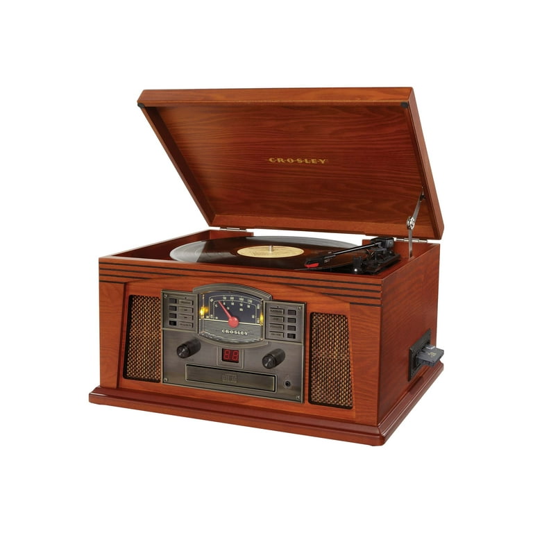 Crosley CR42C-PA Lancaster Music Entertainment Center Vinyl Record