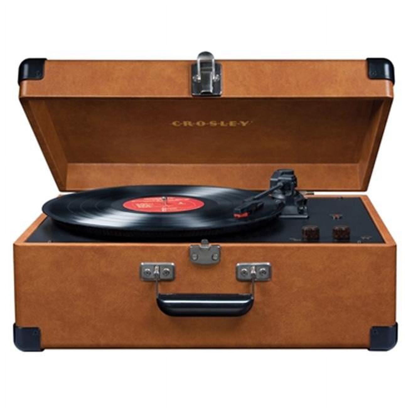 Crosley CR6249A-TA Keepsake Portable USB Turntable - Tan Crosley CR6249A-TA Keepsake Portable USB Turntable - Tan