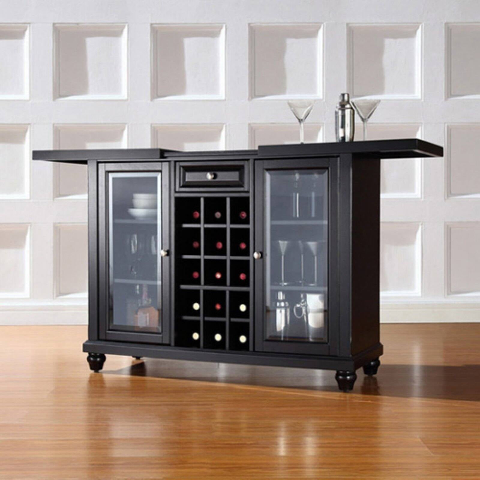 Sliding top bar cabinet deals