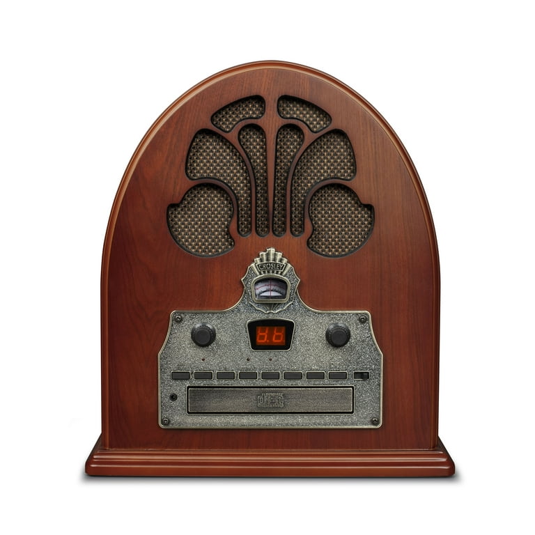 Crosley Cathedral Radio CD Player with Bluetooth & AM/FM, AC