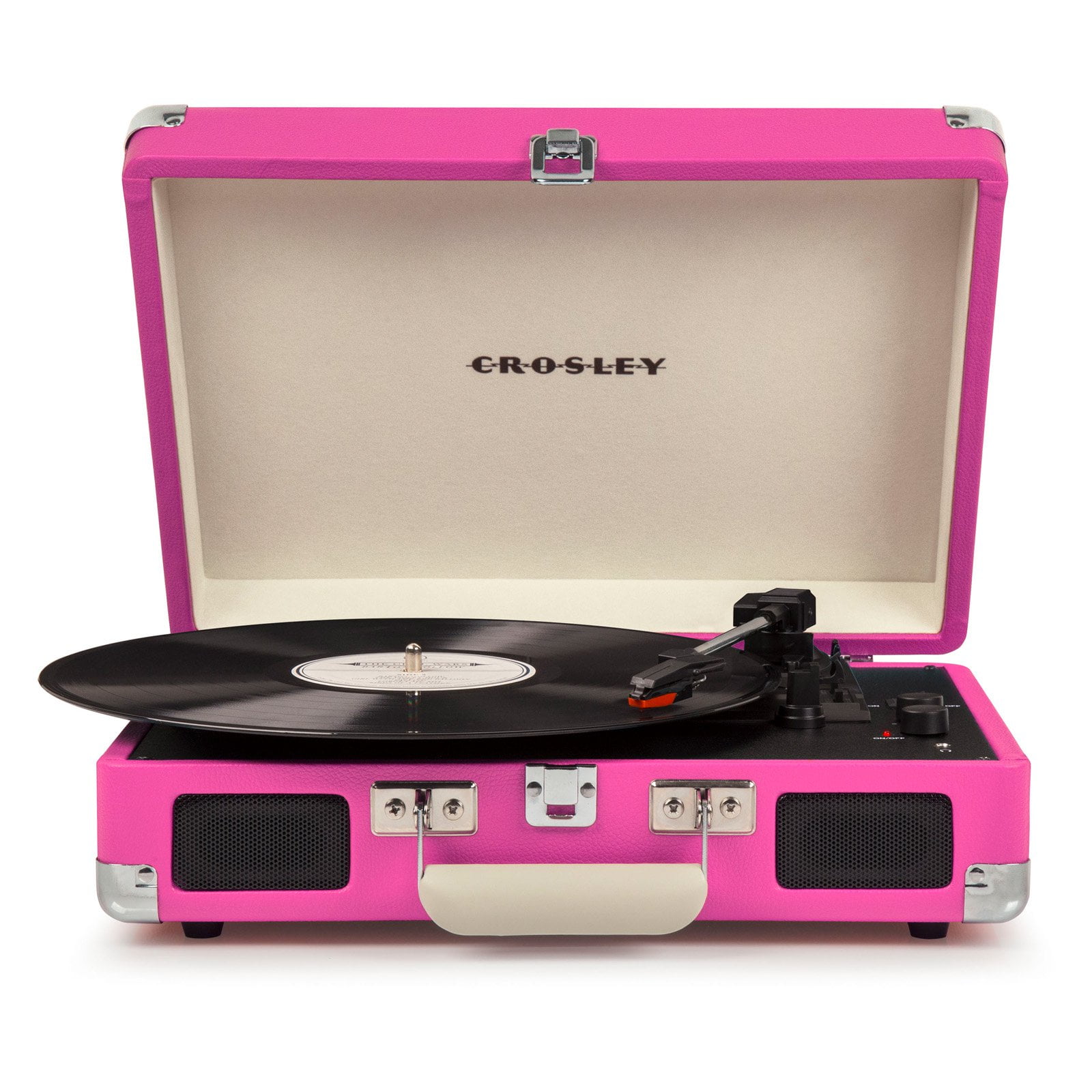 Crosley Cruiser Deluxe Stereo Turntable - CR8005D-PI - Walmart.com