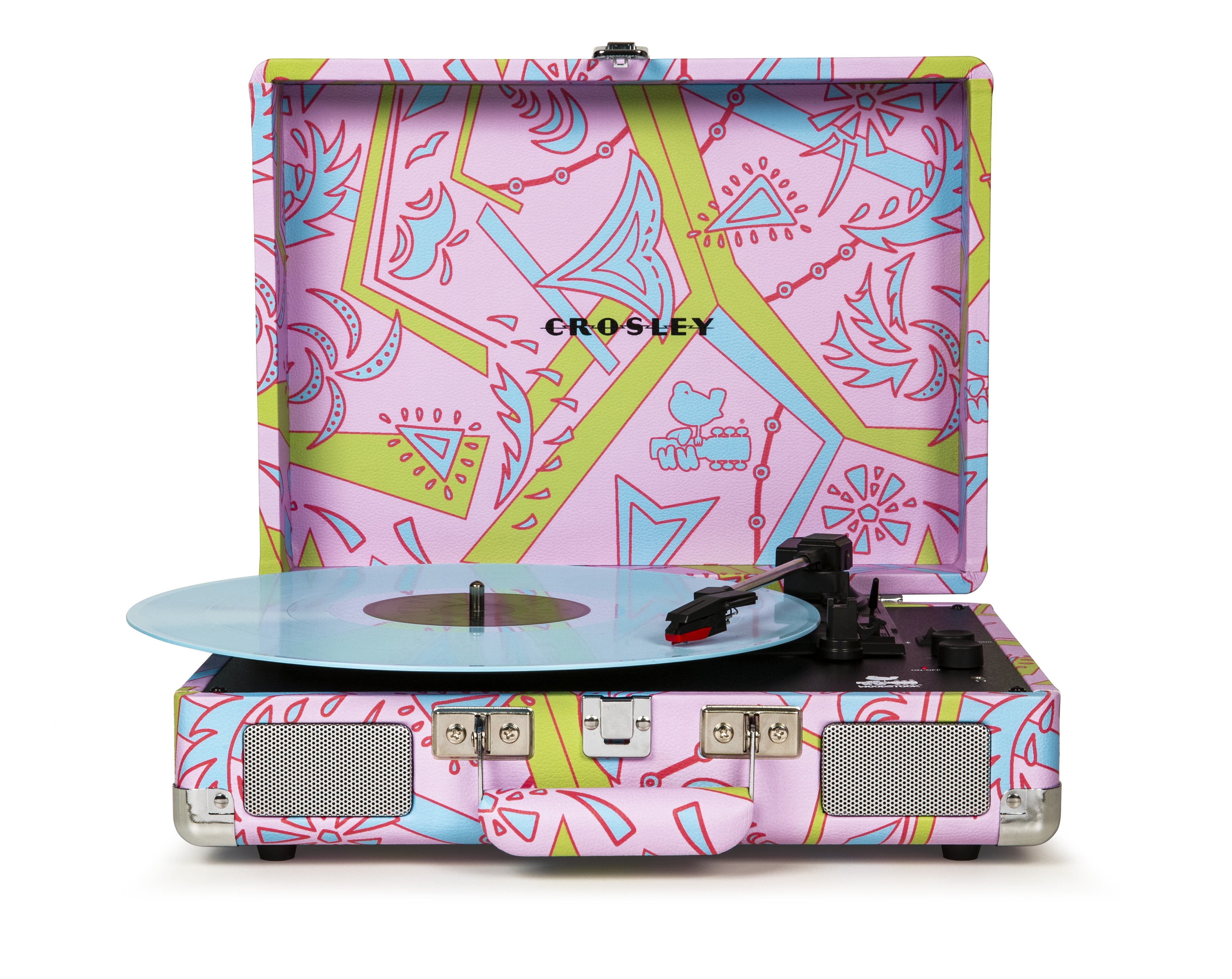 Crosley Cruiser Deluxe Vinyl Record Player with Speakers and Crosley Cruiser Deluxe Vinyl Record Player with Speakers and