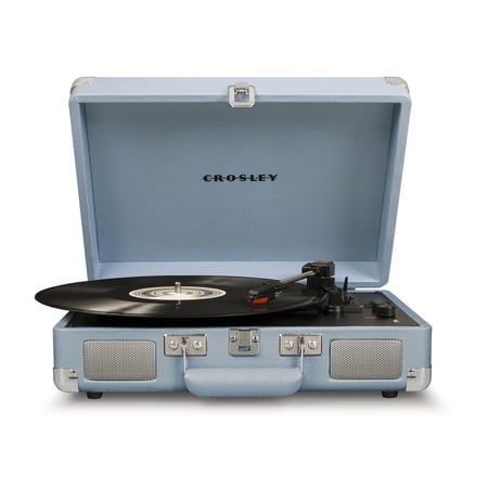 Crosley Cruiser Deluxe Vinyl Record Player with Speakers and Wireless Bluetooth - Audio Turntables