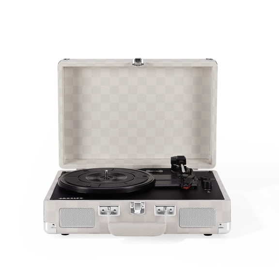 Crosley Cruiser Plus Vinyl Record Player with Speakers and Wireless Bluetooth - Audio Turntables