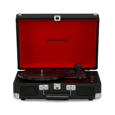 Crosley Cruiser Plus Vinyl Record Player with Speakers and Wireless Bluetooth - Audio Turntables