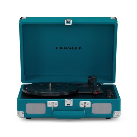 Crosley Cruiser Plus Vinyl Record Player with Speakers with wireless Bluetooth - Audio Turntables