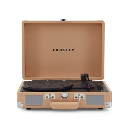 Crosley Cruiser Plus Vinyl Record Player with Speakers with wireless Bluetooth - Audio Turntables