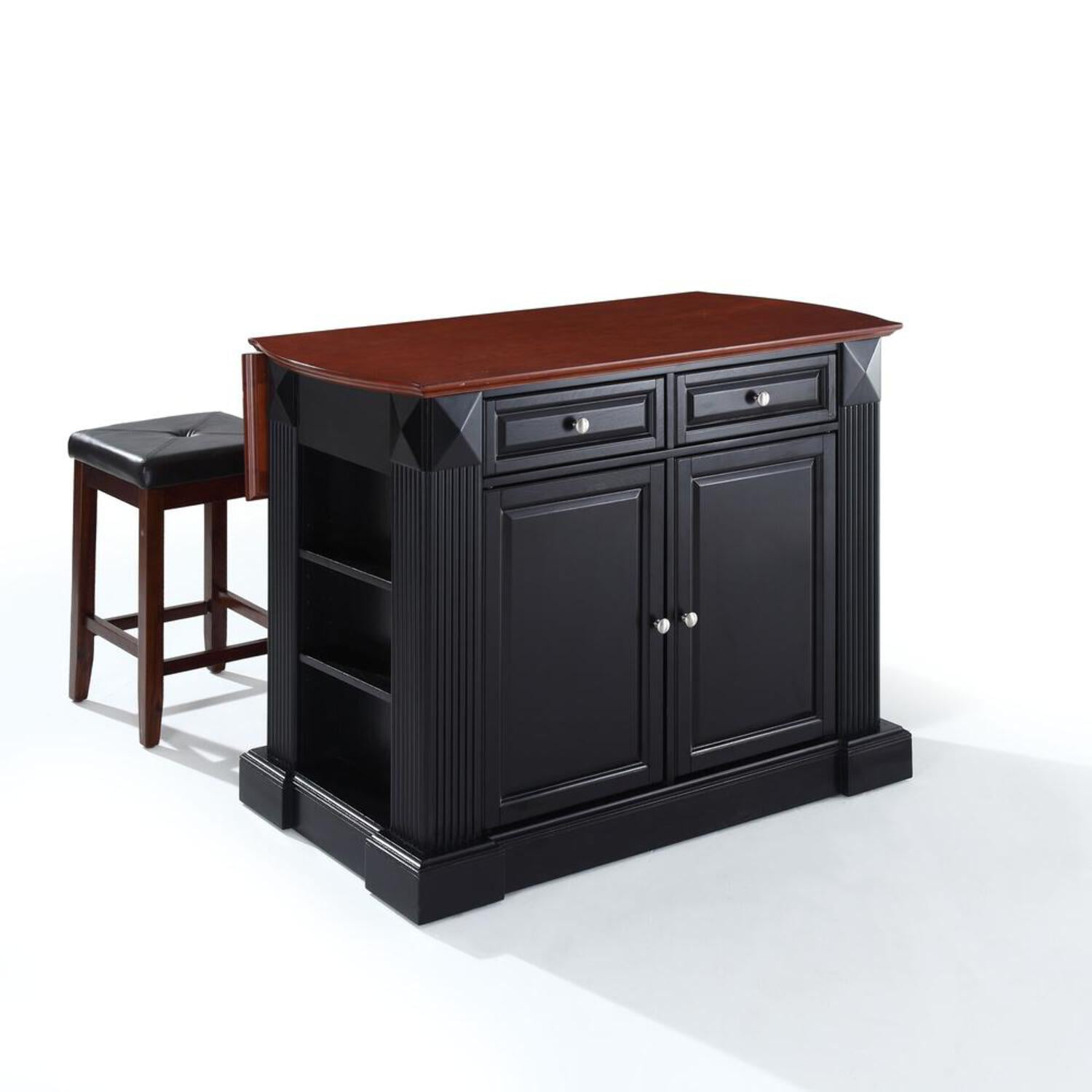 Crosley Furniture Drop Leaf Kitchen Island - Thumbnail 5