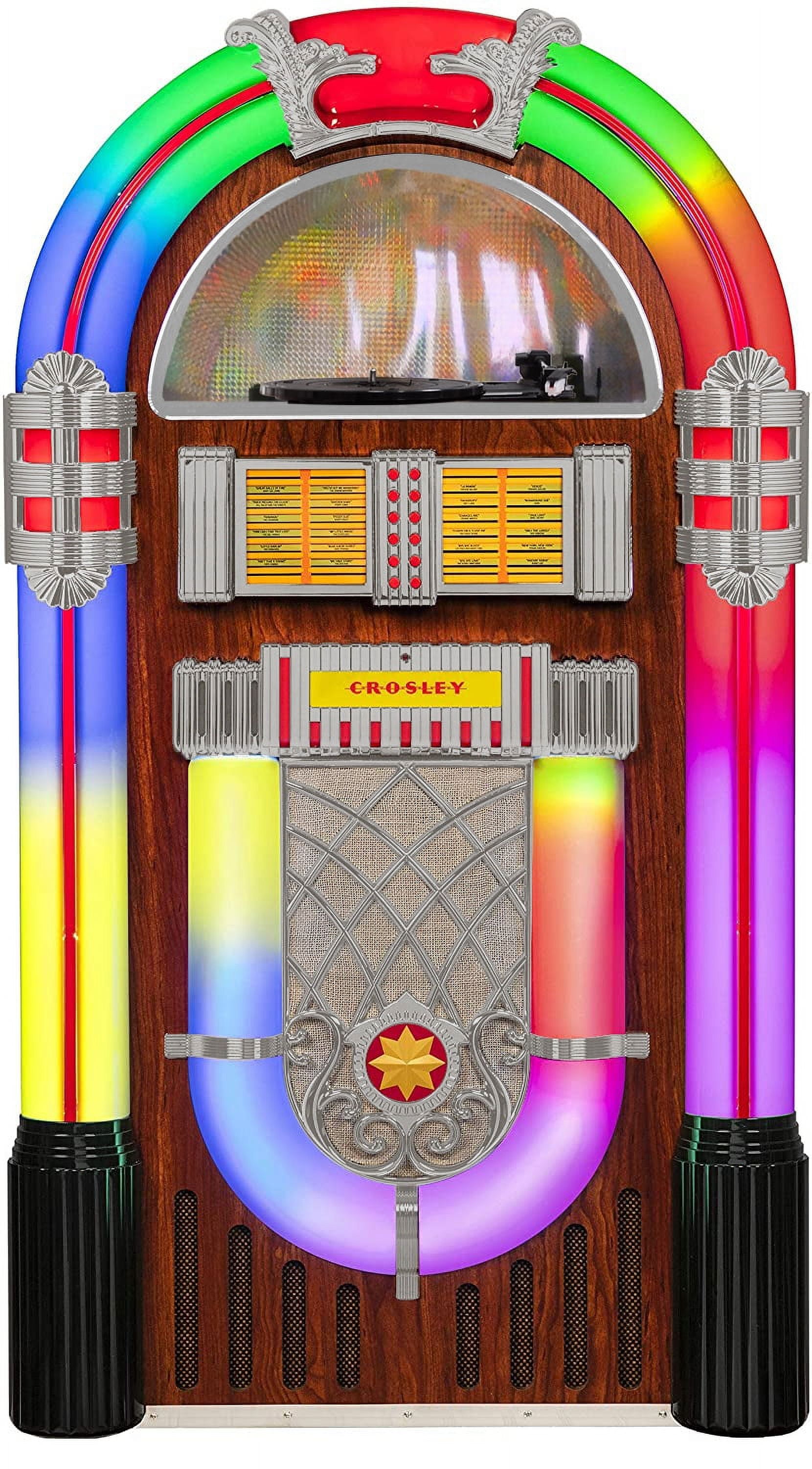 Crosley Full Size Bluetooth Jukebox with Turntable and CD