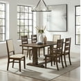 thumbnail image 1 of Crosley Furniture Joanna 7-Piece Dining Table Set in Dark Oak/Creme, 1 of 10