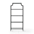 thumbnail image 1 of Crosley Furniture Aimee Bookshelf with Glass Shelves, Bookcase Storage, 1 of 5
