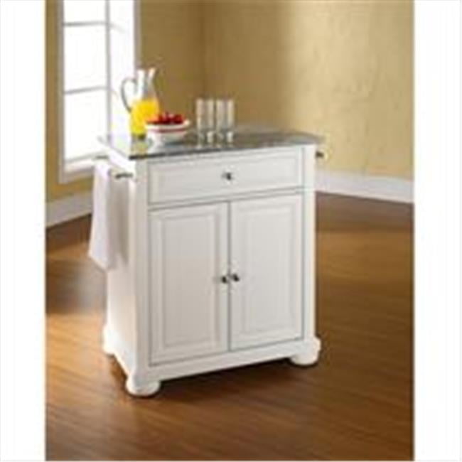 Crosley Furniture Alexandria Solid Granite Top Portable Kitchen Island