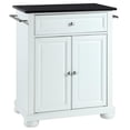 thumbnail image 1 of Crosley Furniture Alexandria Solid Wood Portable Kitchen Island in White, 1 of 7