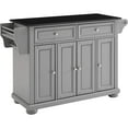 thumbnail image 1 of Crosley Furniture Alexandria Wood Granite Top Kitchen Island in Gray, 1 of 5