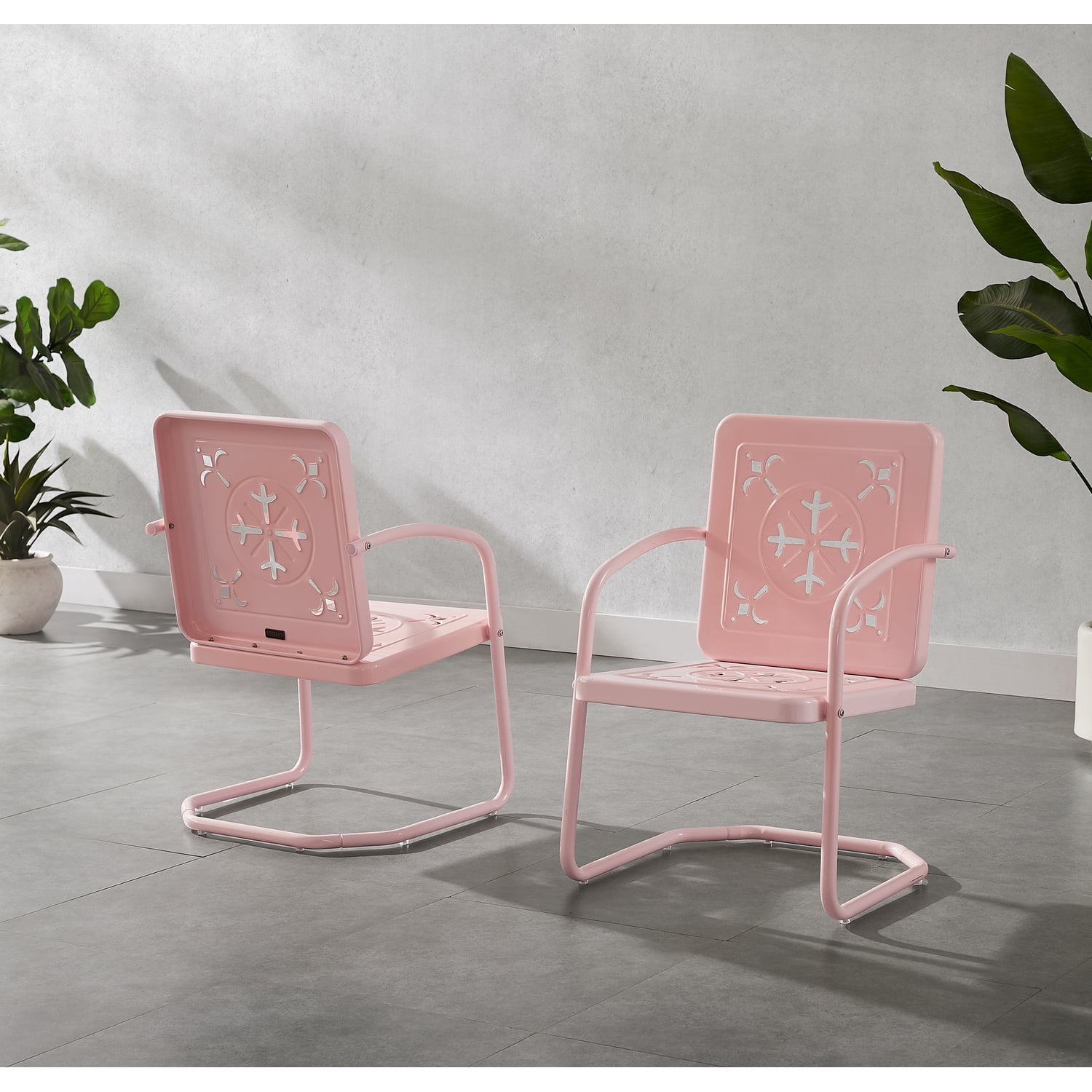 Crosley Furniture Azalea 2-Piece Retro Outdoor Chair Set - Walmart.com
