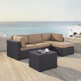 thumbnail image 1 of Crosley Furniture  Biscayne Mist Wicker 4-piece Outdoor Seating Set, 1 of 4