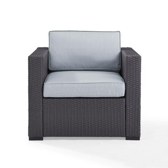 Crosley Furniture Biscayne Armchair With Mist Cushions