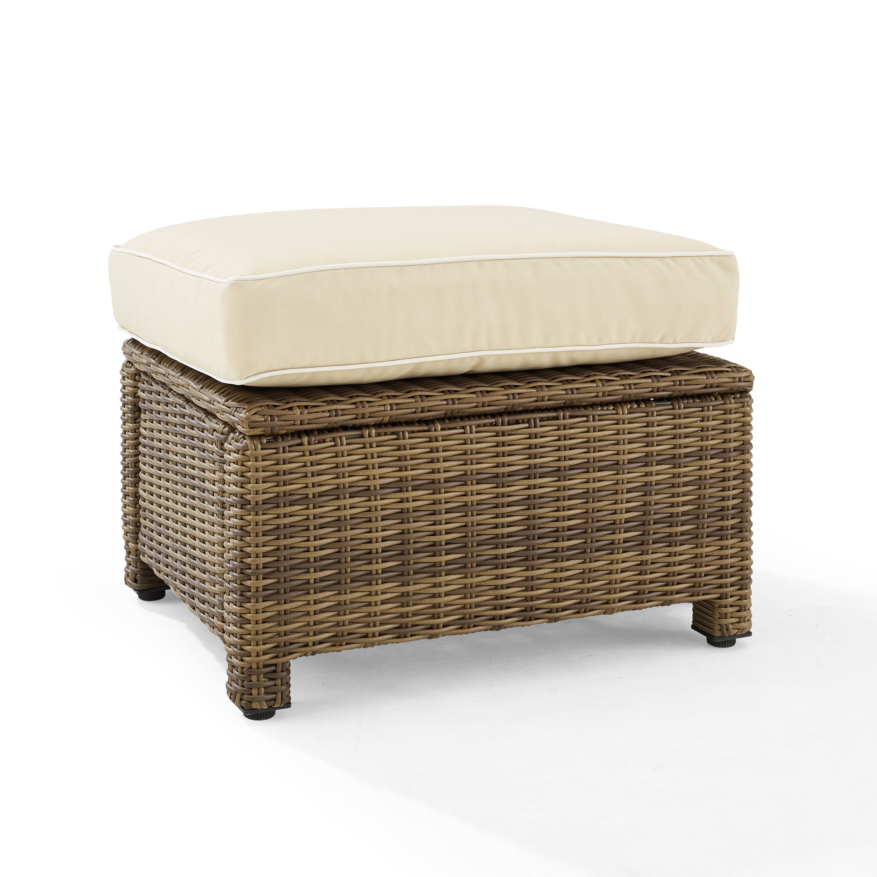 Crosley Furniture Bradenton Outdoor Wicker Ottoman
