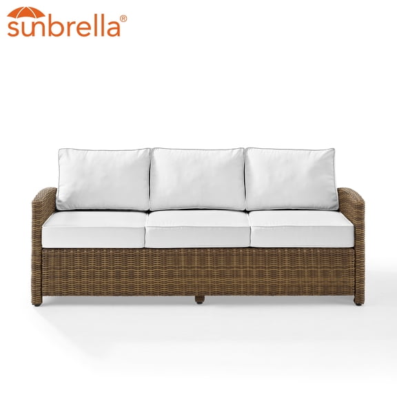 Bradenton Outdoor Wicker Sofa - Sunbrella