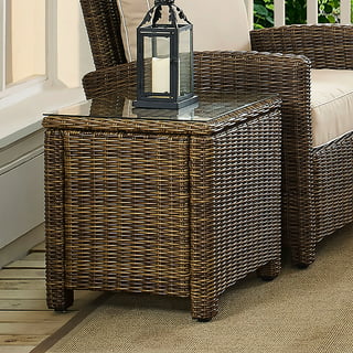 12+ Small Wicker End Table