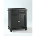thumbnail image 1 of Crosley Brands Cambridge Granite Top Portable Kitchen Island/Cart Black/Black, 1 of 5