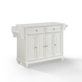 thumbnail image 1 of Crosley Furniture Cambridge Wood Granite Top Kitchen Island in White, 1 of 12