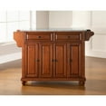 thumbnail image 1 of Crosley Furniture Cambridge Wood Kitchen Island in Cherry/Gray, 1 of 6