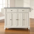 thumbnail image 1 of Crosley Furniture Cambridge Wood Kitchen Island in White/Gray, 1 of 9
