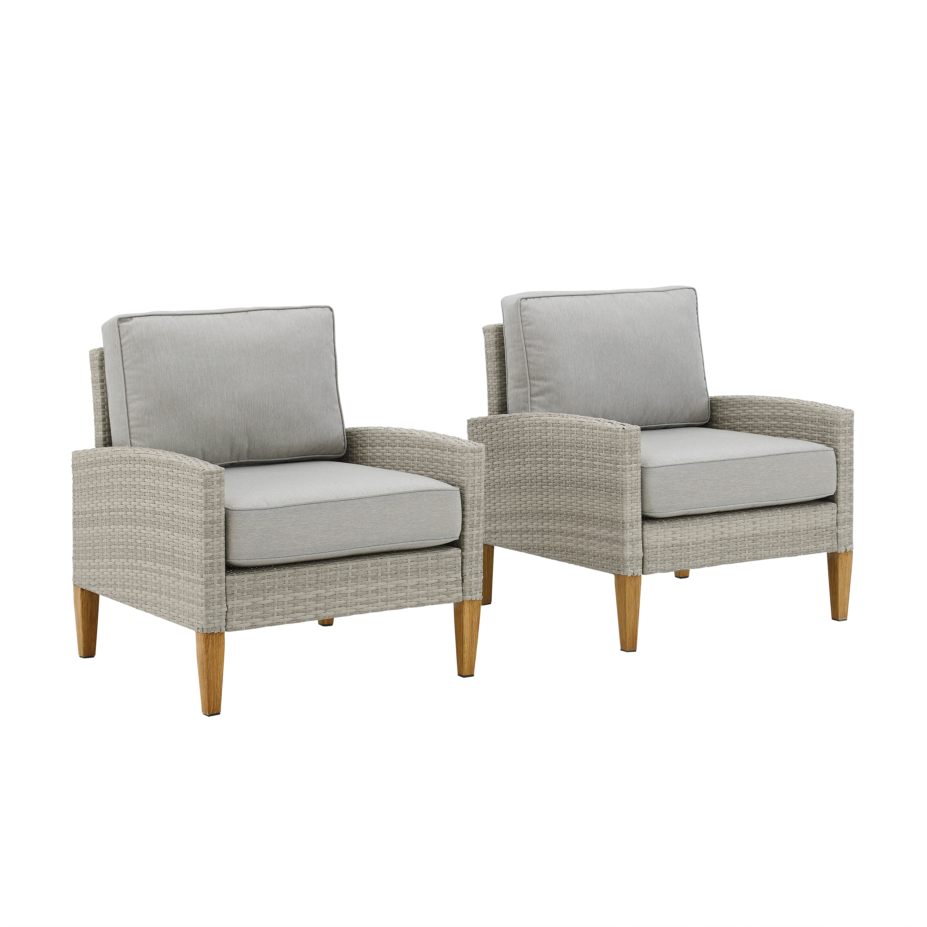 Crosley Furniture Capella Outdoor Wicker 2 Piece Chair Set- 2 Chairs - image 1 of 13