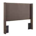 thumbnail image 1 of Crosley Furniture Casey Linen Fabric Upholstered Full/Queen Headboard in Bourbon, 1 of 3