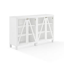 Cassai 2Pc Media Storage Cabinet Set White - 2 Storage Pantries