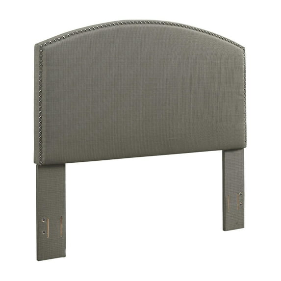 Crosley Furniture Cassie Fabric Upholstered Full/Queen Headboard in Shadow Gray