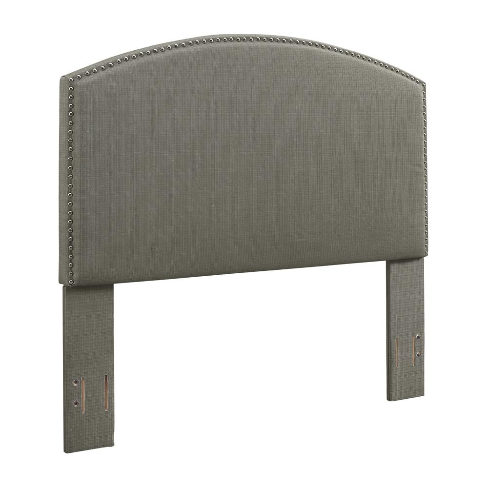Crosley Furniture Cassie Fabric Upholstered Full/Queen Headboard in Shadow Gray