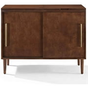 Crosley Everett Large Record Player Cabinet with Vinyl Storage