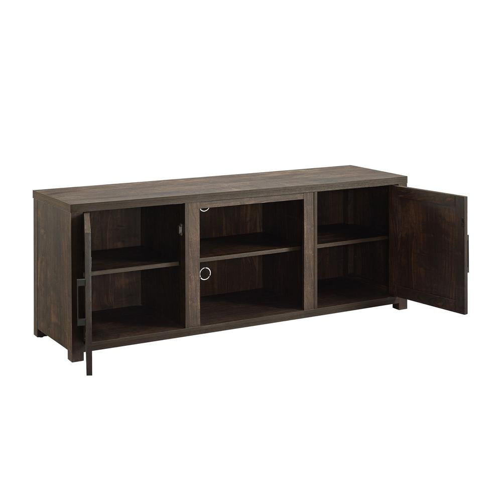 Gordon 58" Dark Walnut Rustic TV Stand